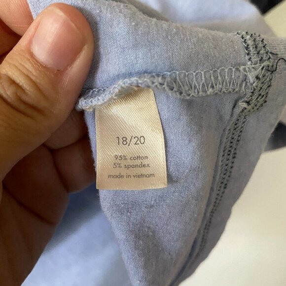 Cacique Pajama Top Women's Loungewear Sleepwear Blue Plus Size 18/20 - Picture 3 of 4